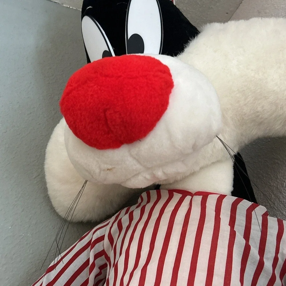 Looney tunes Jumbo Sylvester From Tweety Bird Plush Toy Pajama Stuffed Plush 42